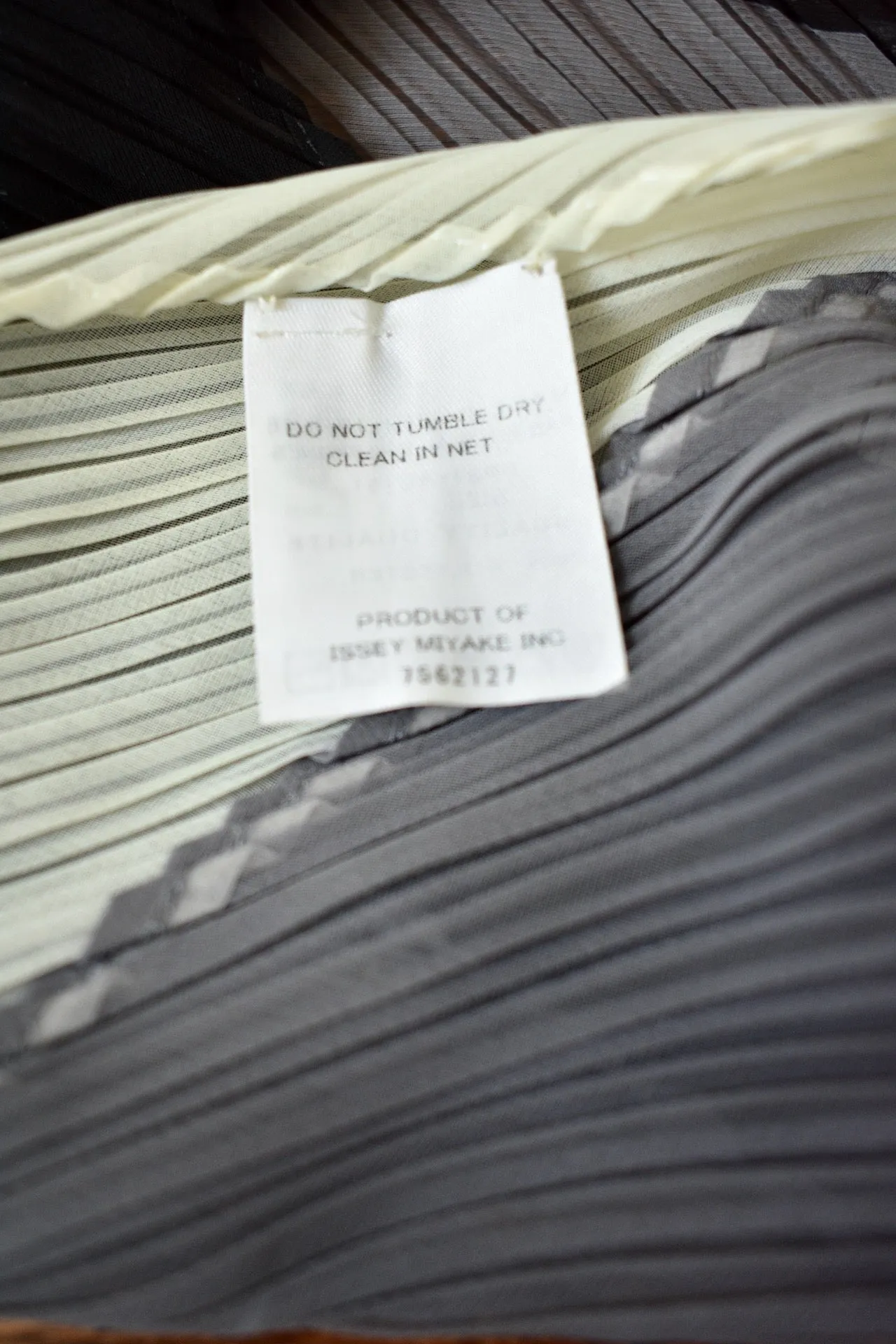 Issey Miyake Vintage Pleated Scarf