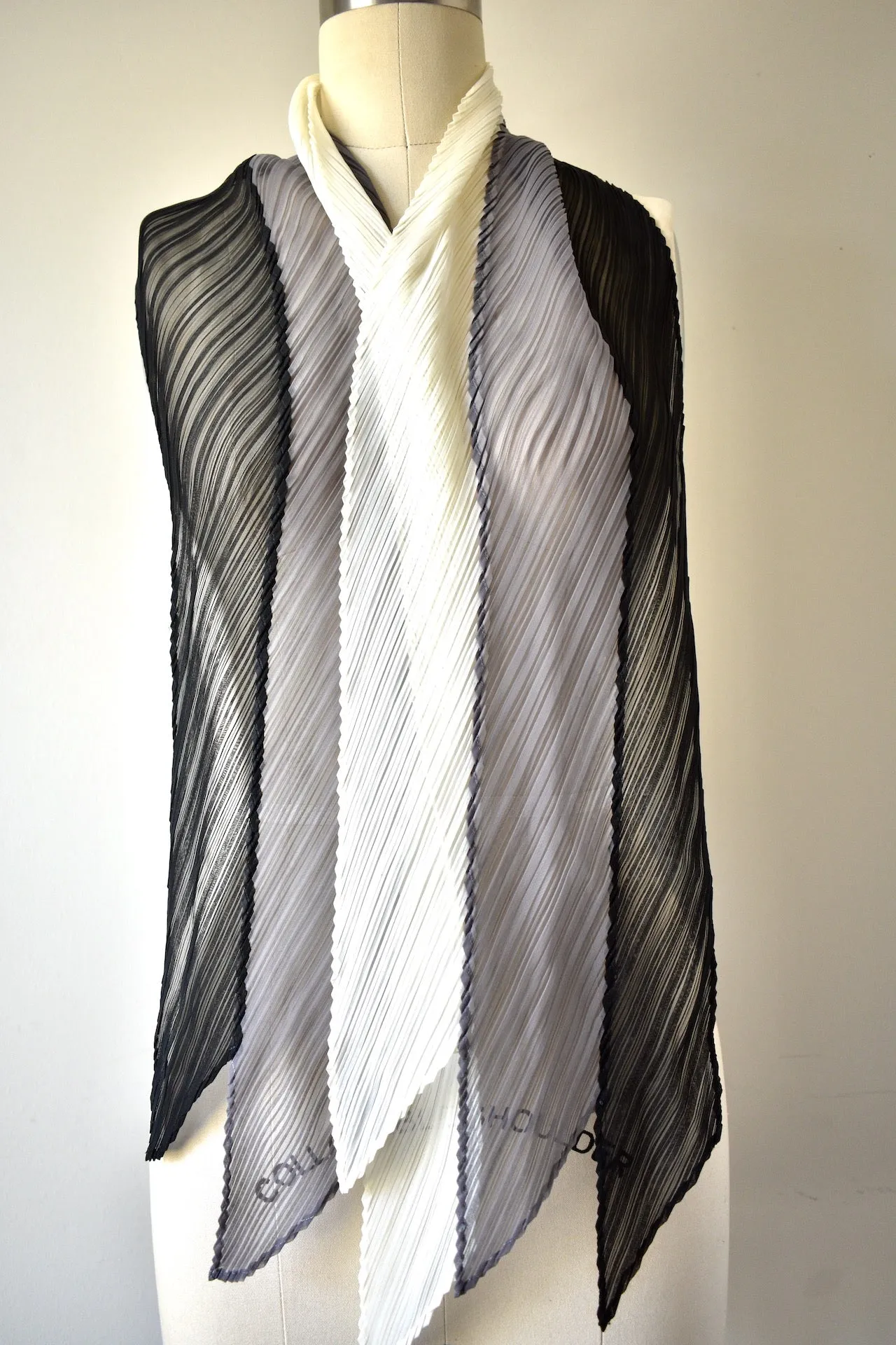Issey Miyake Vintage Pleated Scarf