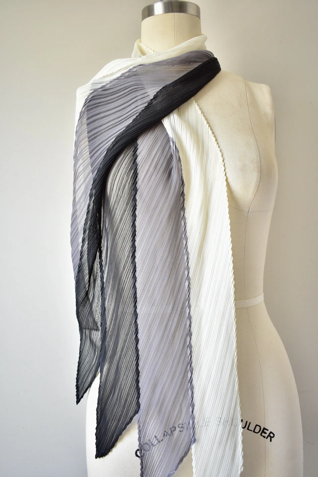 Issey Miyake Vintage Pleated Scarf