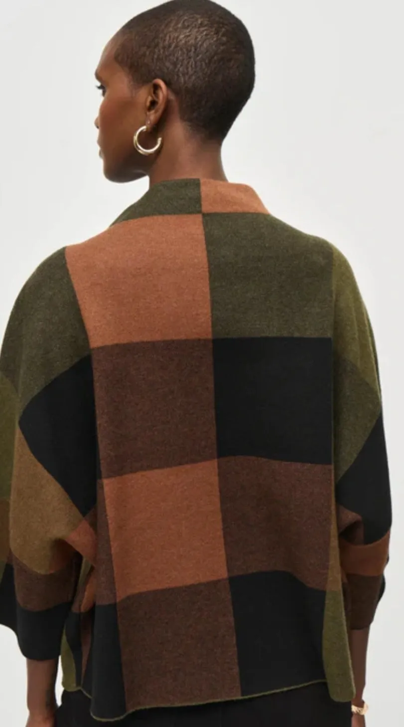 Joseph Ribkoff rust check top