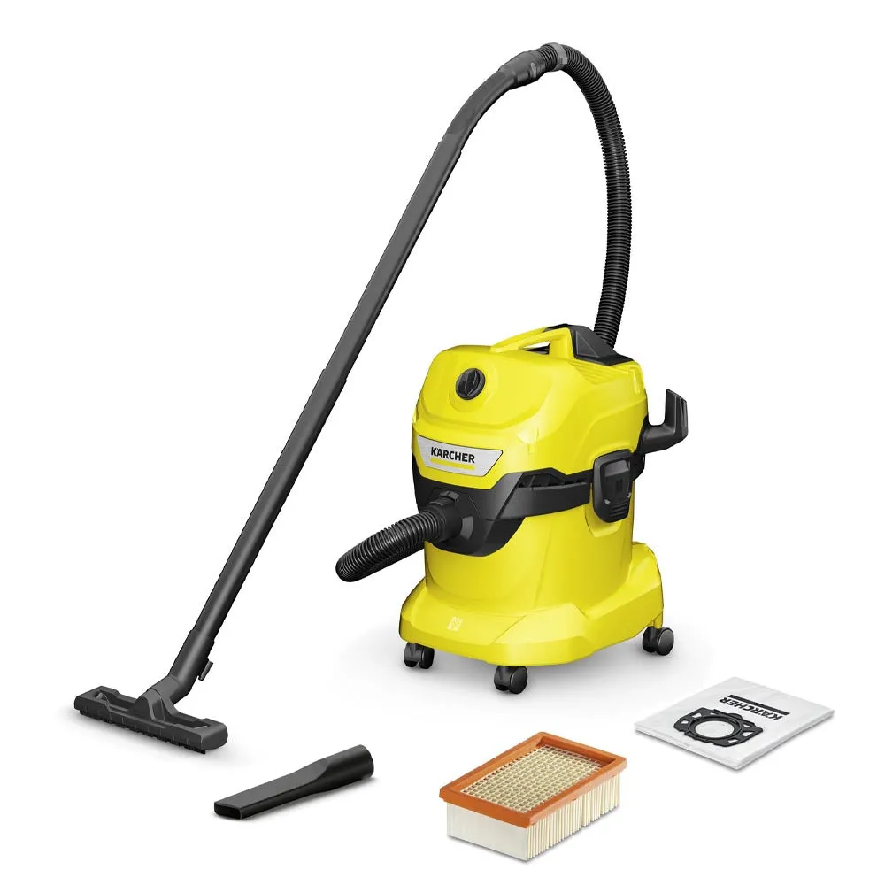Karcher WD 4 Wet and Dry Vacuum Cleaner - Plastic Container