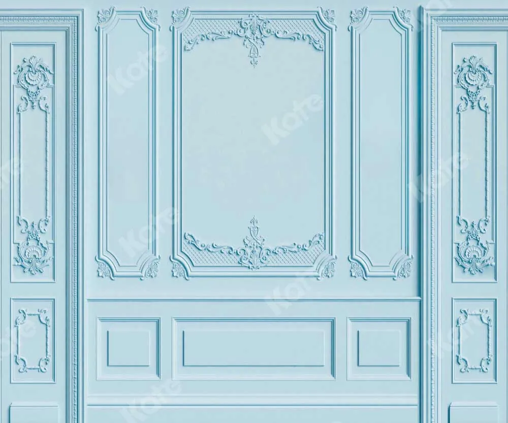 Kate Blue Wall Modern Backdrop Designed by Chain Photography