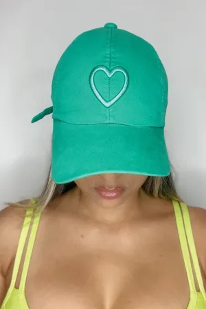 Kelly Green Love  Hat