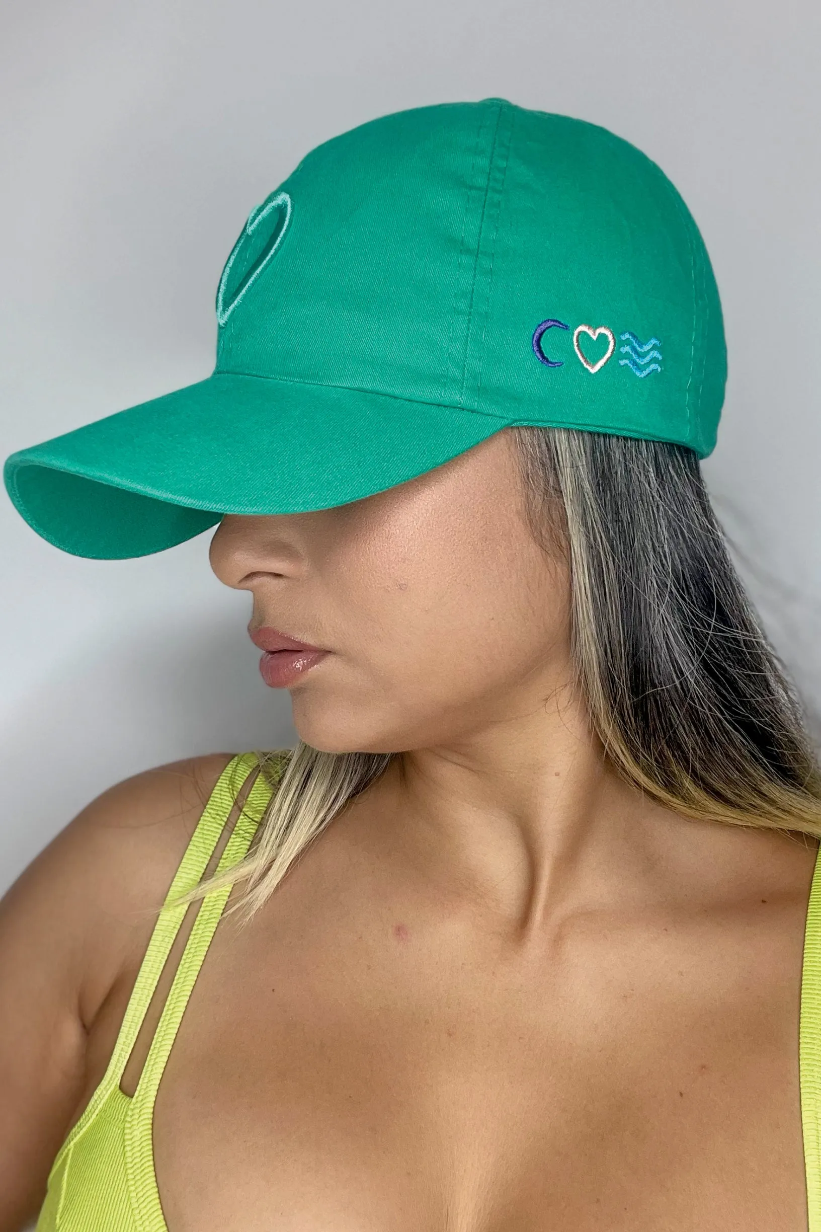 Kelly Green Love  Hat