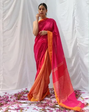 Khwab Handwoven Cotton Saree - LIDD
