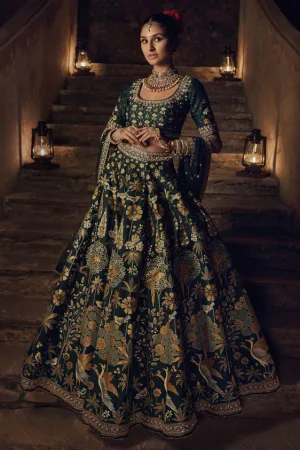 KIMAYA LEHENGA - GREEN