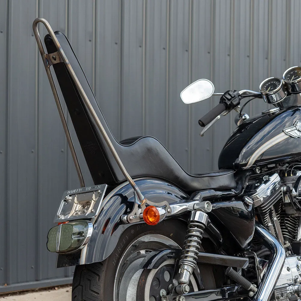King & Queen Seat For Sportster '86-'03 - Pleated Stitch