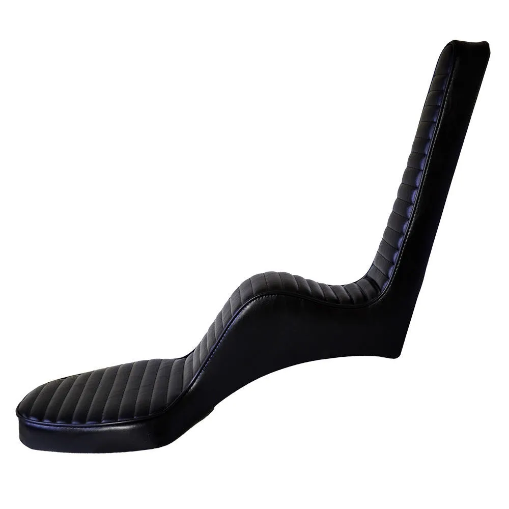 King & Queen Seat For Sportster '86-'03 - Pleated Stitch