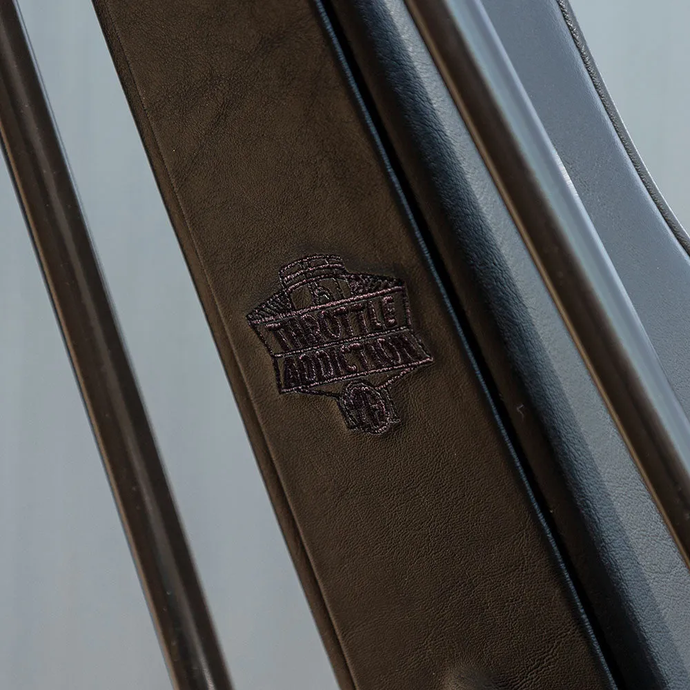 King & Queen Seat For Sportster '86-'03 - Pleated Stitch