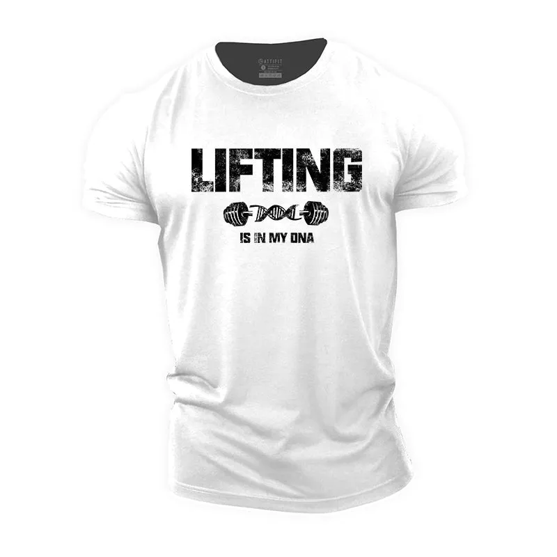 Lifting Is In My DNA Cotton T-Shirt