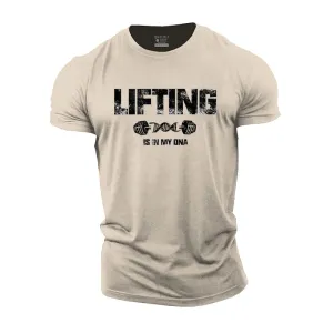 Lifting Is In My DNA Cotton T-Shirt