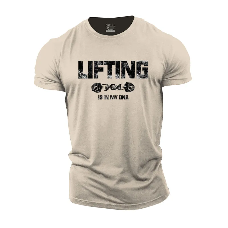 Lifting Is In My DNA Cotton T-Shirt