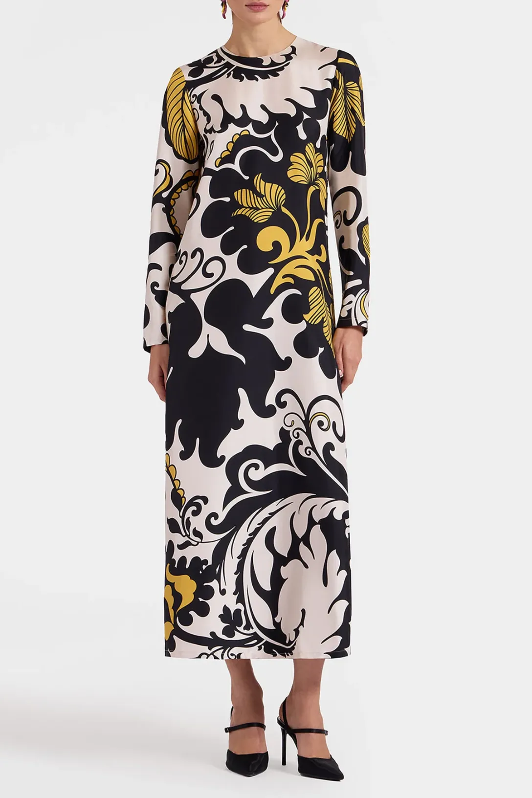 Long Sleeve Swing Dress | Marea