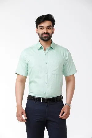 Luxor - Light Green Formal Shirts for Men | Ariser