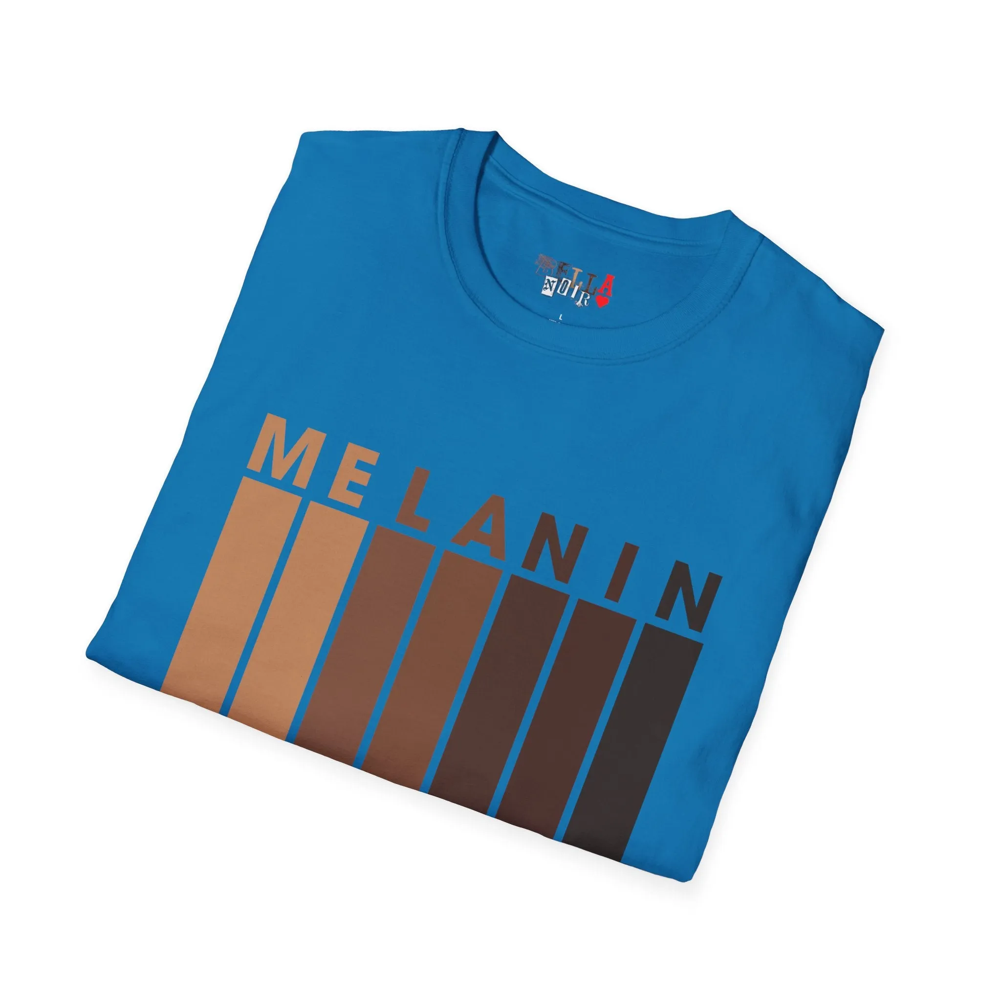 Melanin Vertical Stripes Unisex Softstyle T-Shirt