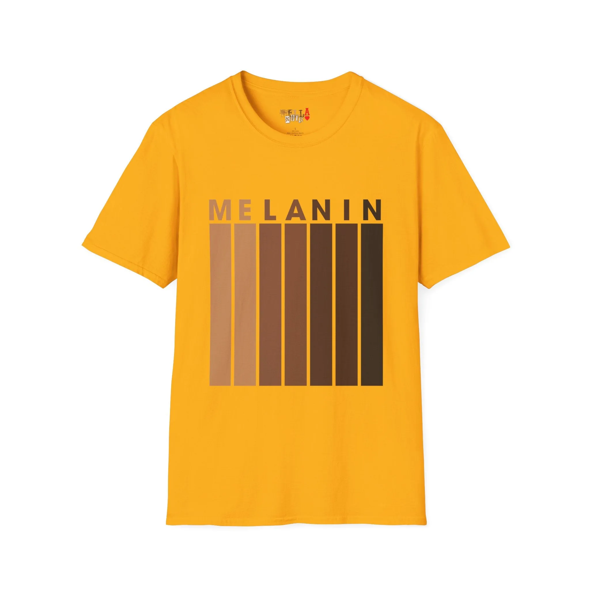 Melanin Vertical Stripes Unisex Softstyle T-Shirt