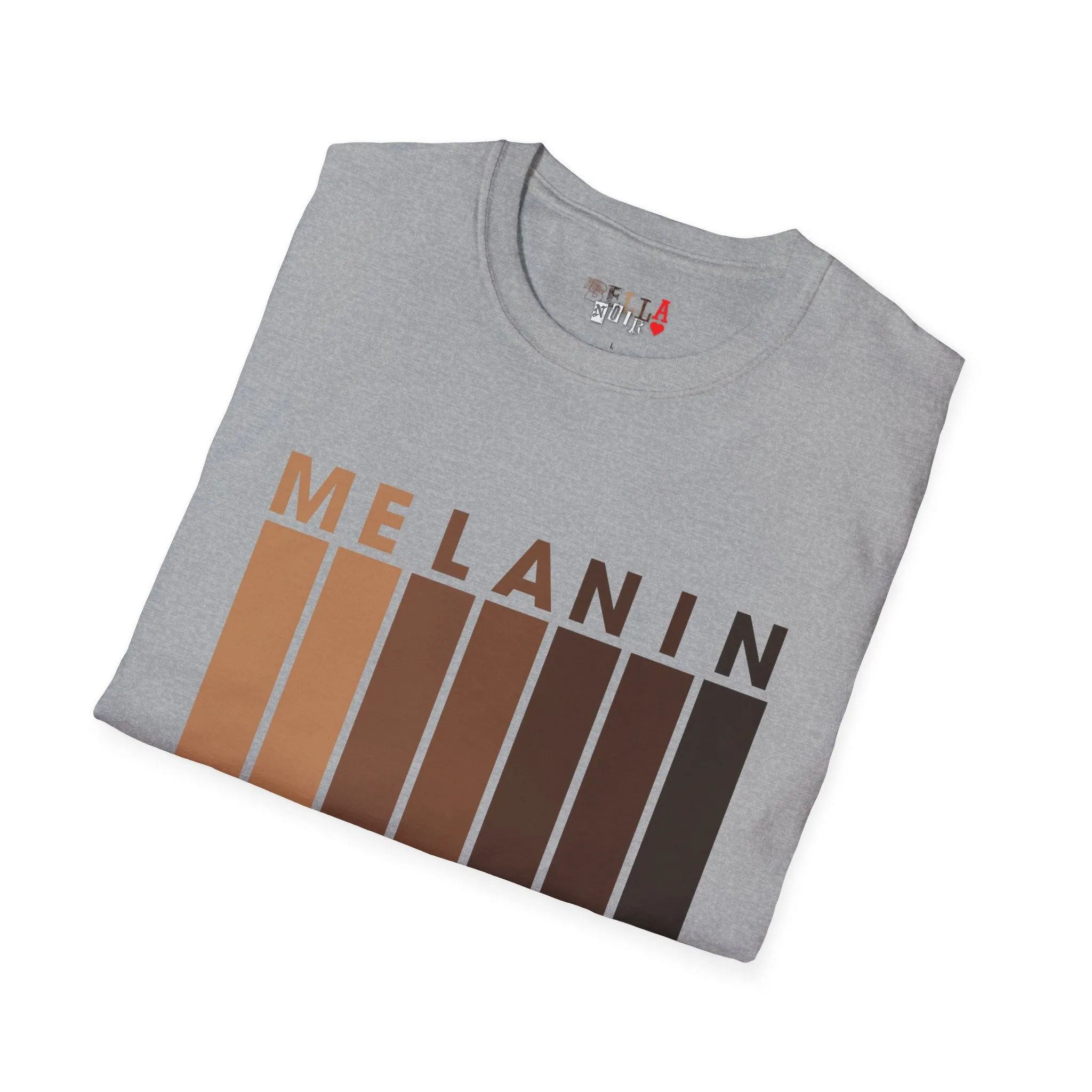 Melanin Vertical Stripes Unisex Softstyle T-Shirt