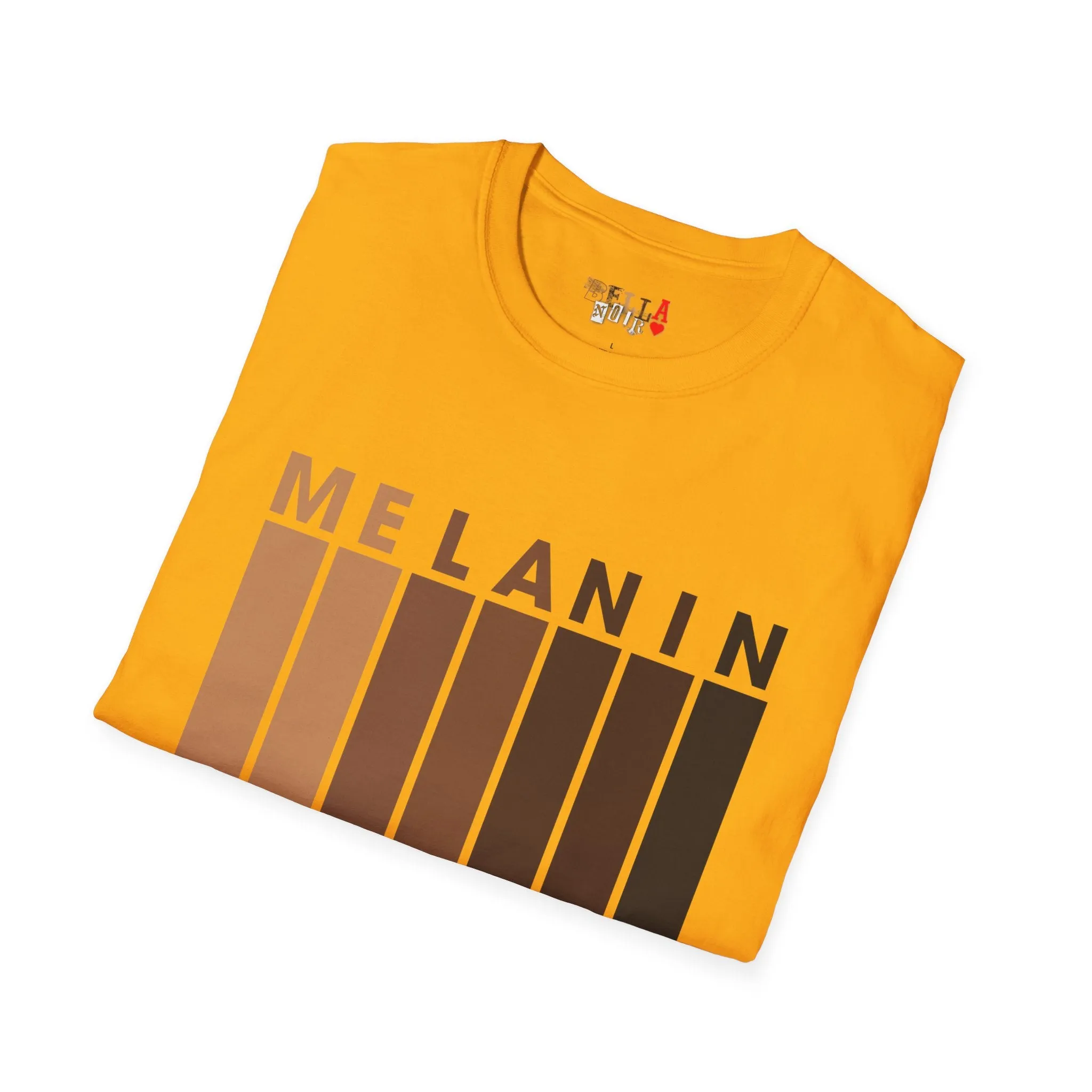 Melanin Vertical Stripes Unisex Softstyle T-Shirt