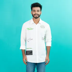 Men’s White Cotton Shirt