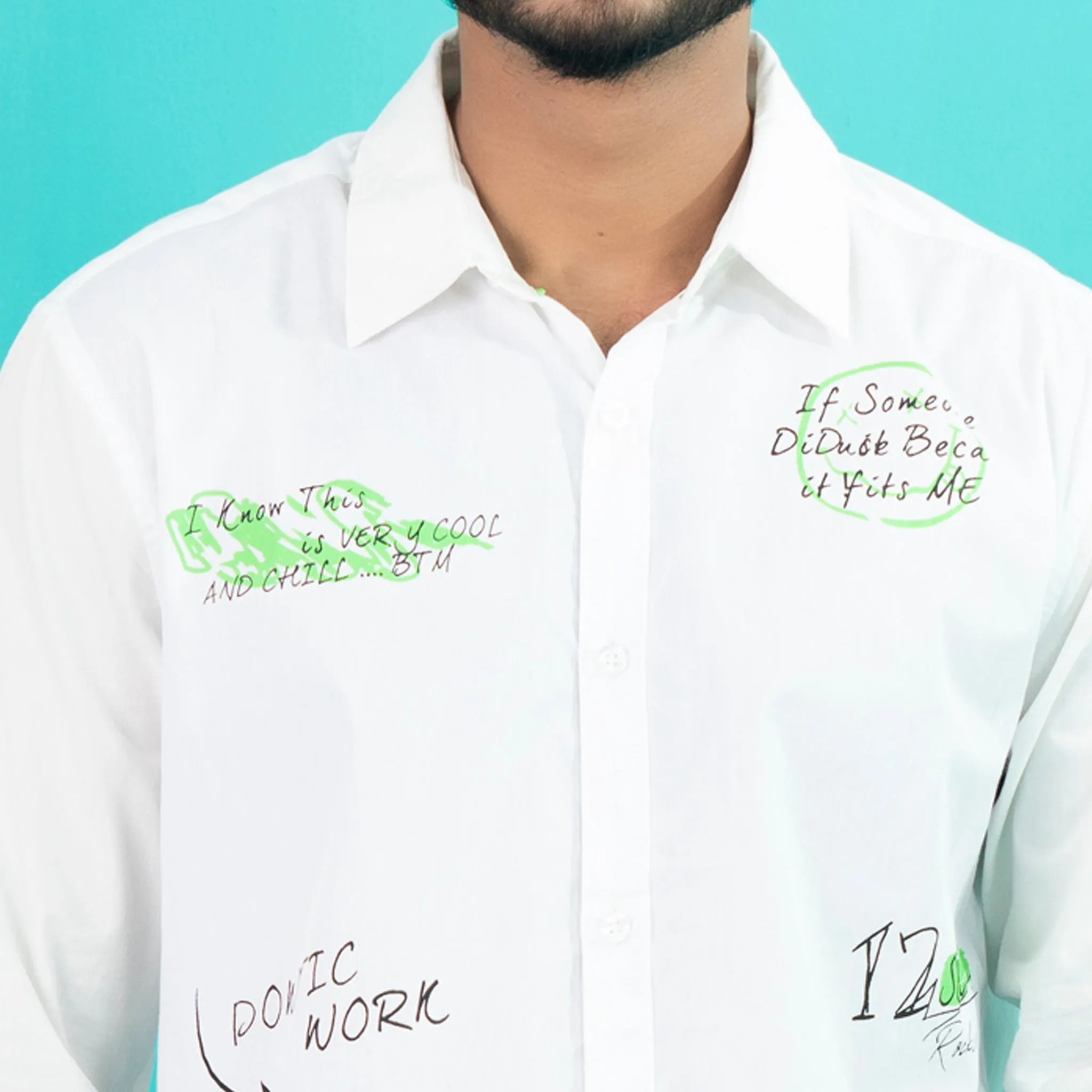 Men’s White Cotton Shirt