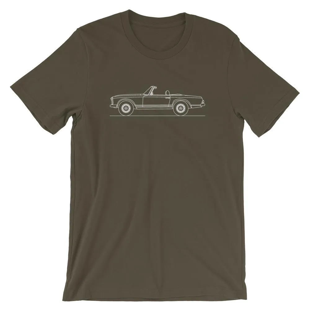 Mercedes-Benz SL 280 W113 silhouette T-shirt