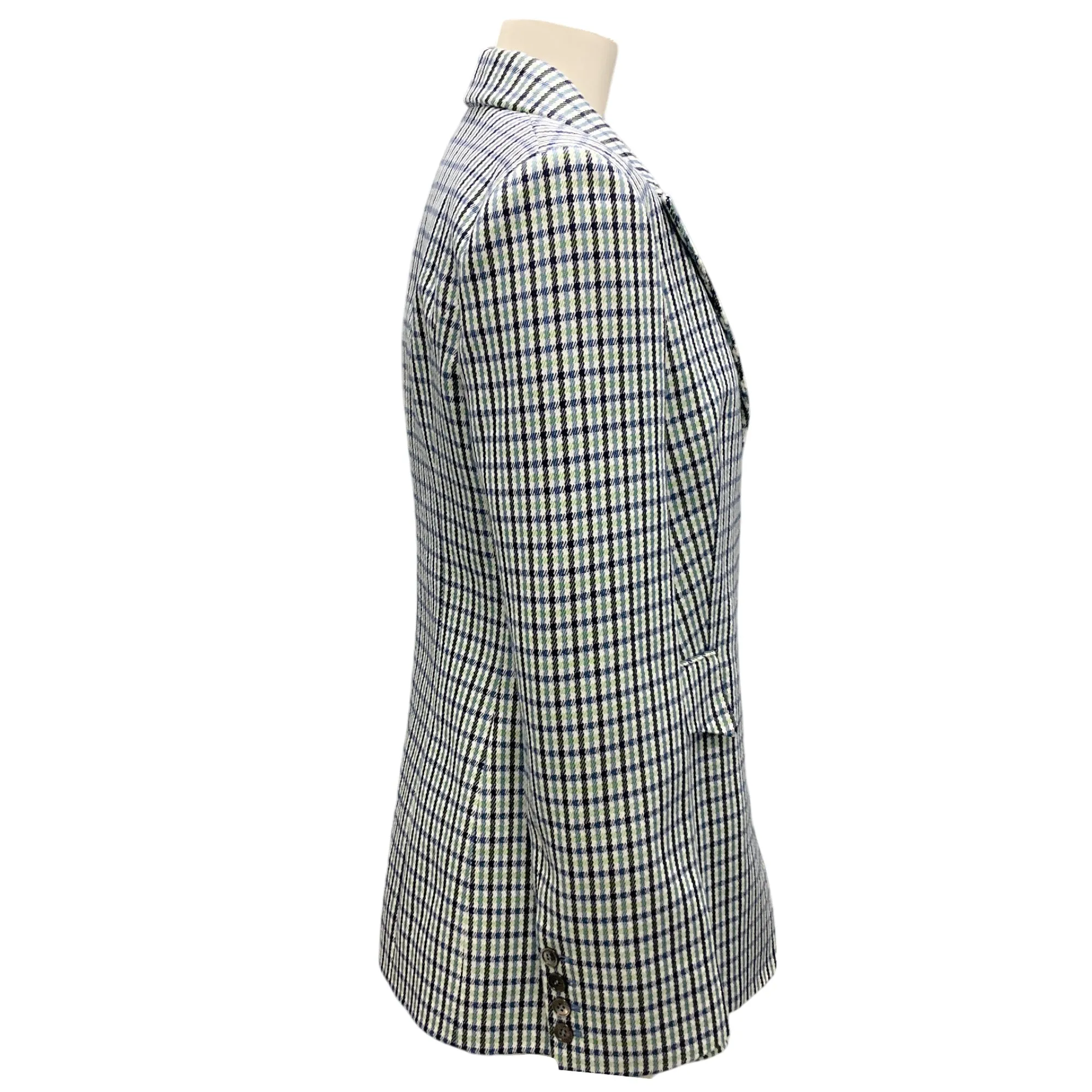 Michael Kors Collection Maritime Multi Spring 2019 Plaid Blazer