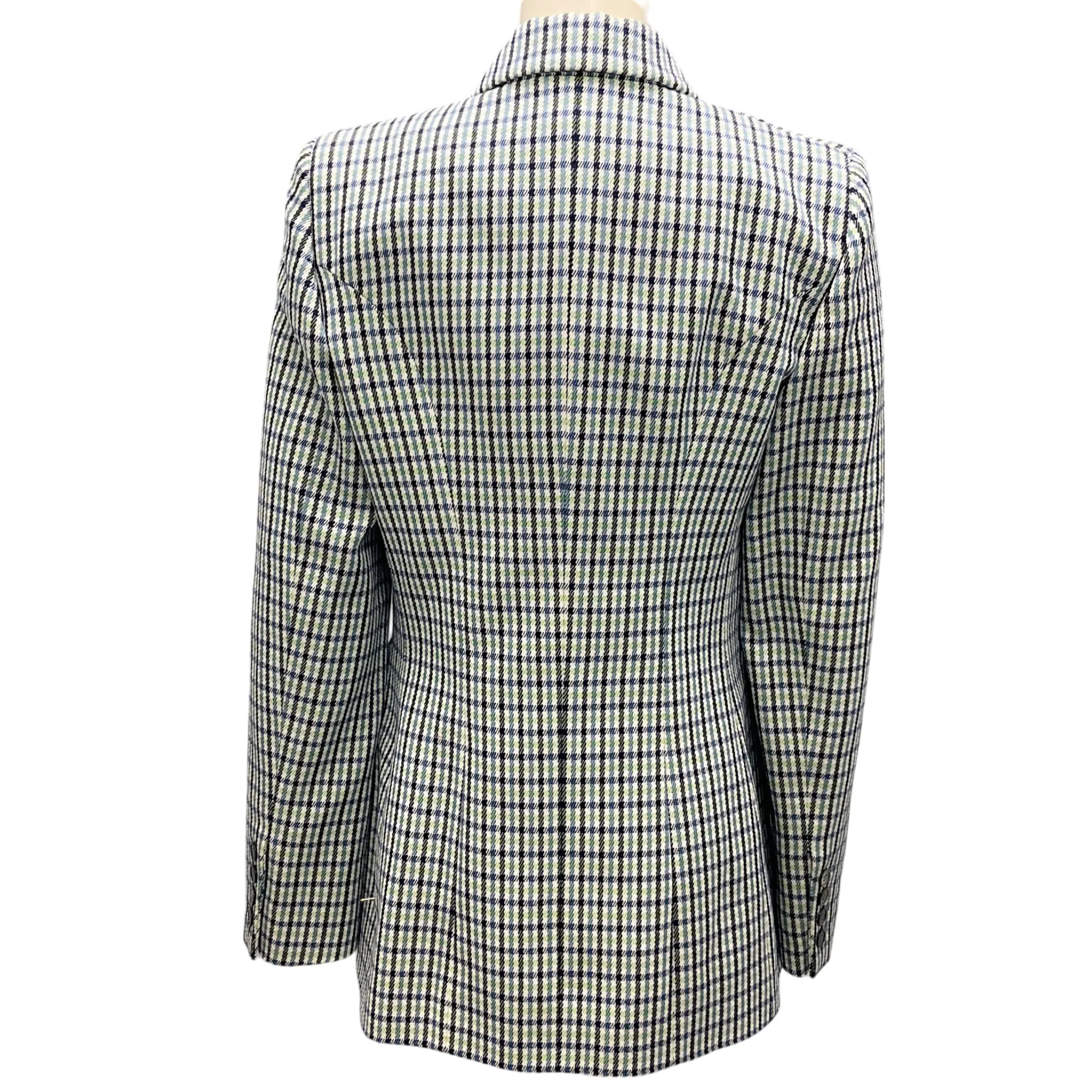 Michael Kors Collection Maritime Multi Spring 2019 Plaid Blazer
