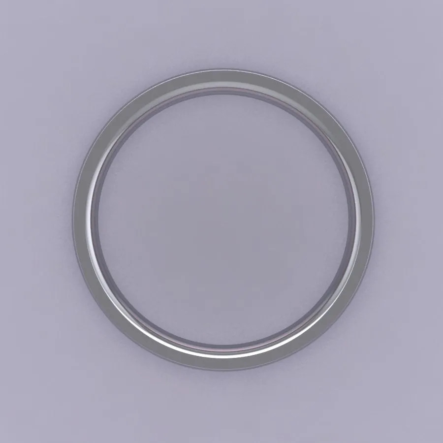 Modern Pipe Cut Men's Diamond Band (5mm)