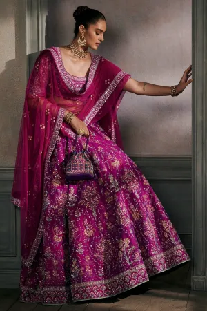 MOHI LEHENGA SET – PURPLE