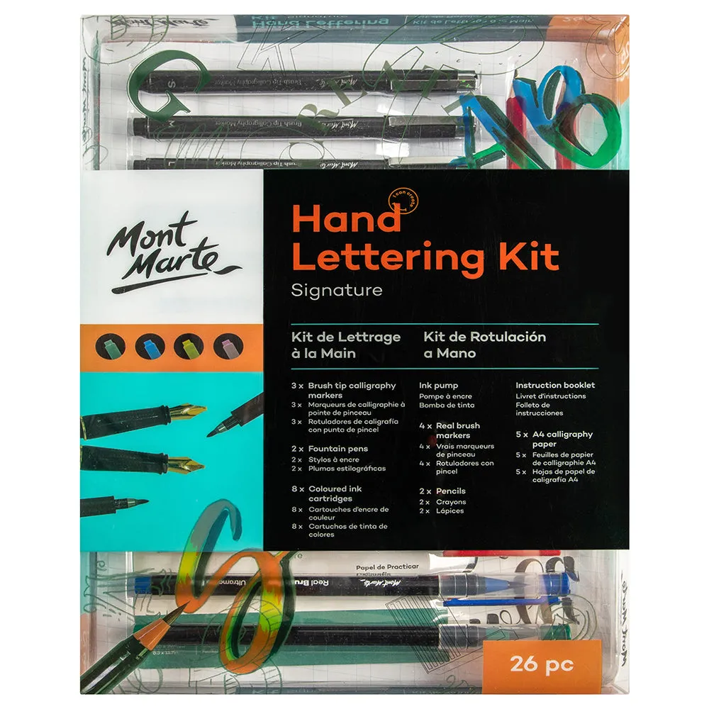 MONT MARTE Hand Lettering Kit 26pc