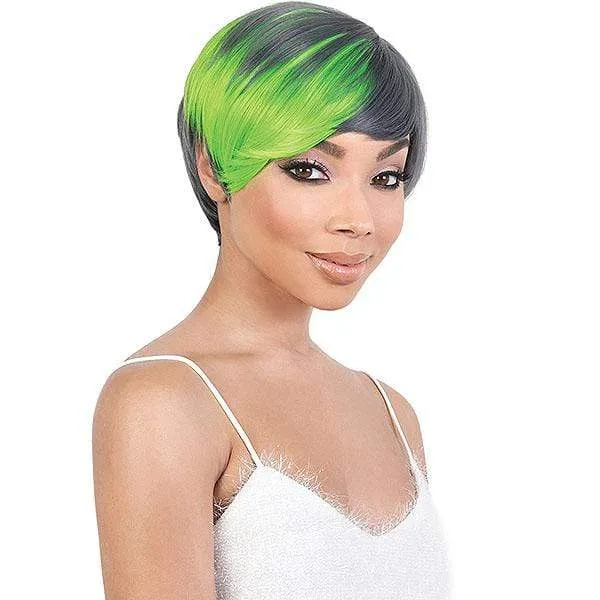 Motown Tress Curlable Synthetic Full Wig - SASSY