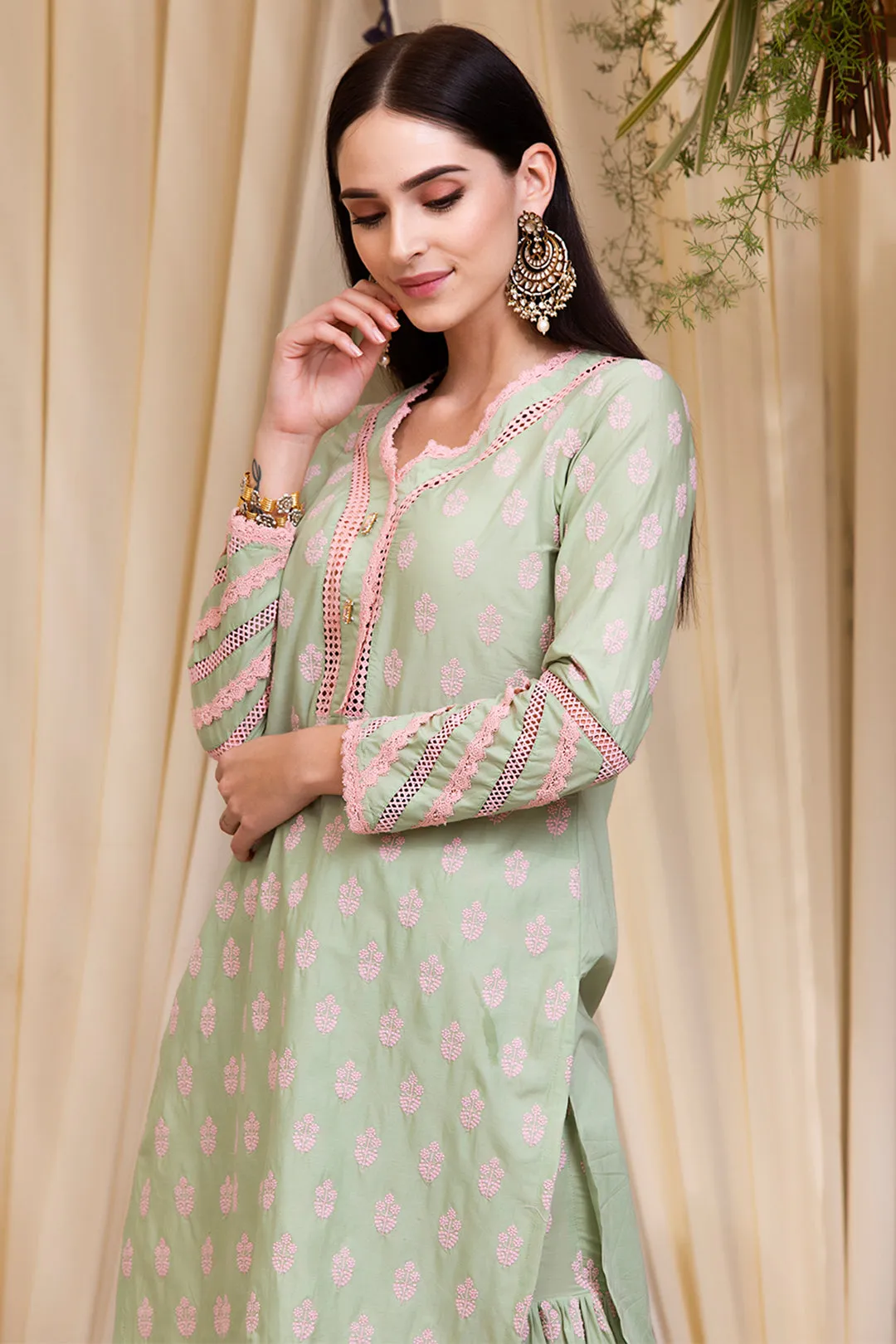 Mulmul Cotton Savina Kurta