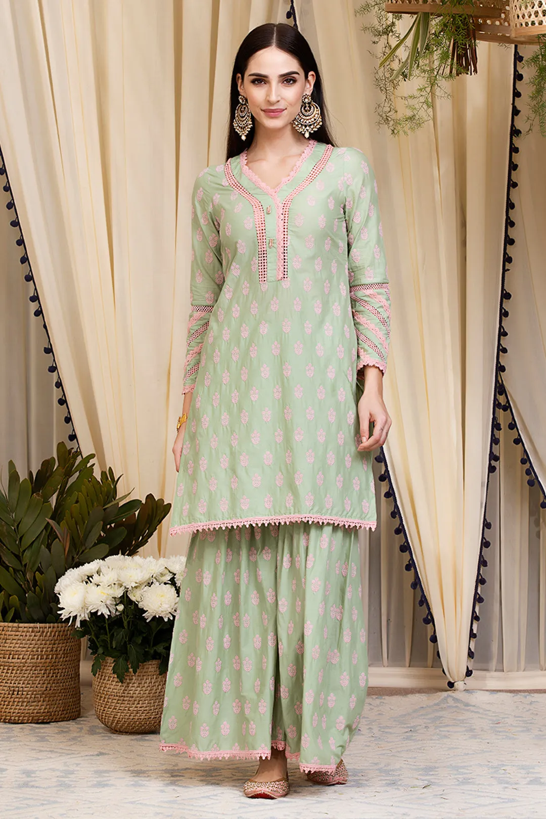 Mulmul Cotton Savina Kurta