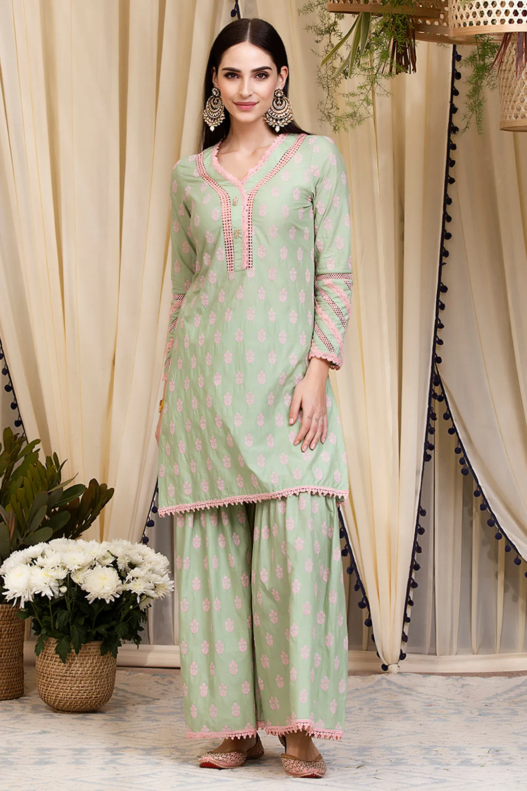 Mulmul Cotton Savina Kurta