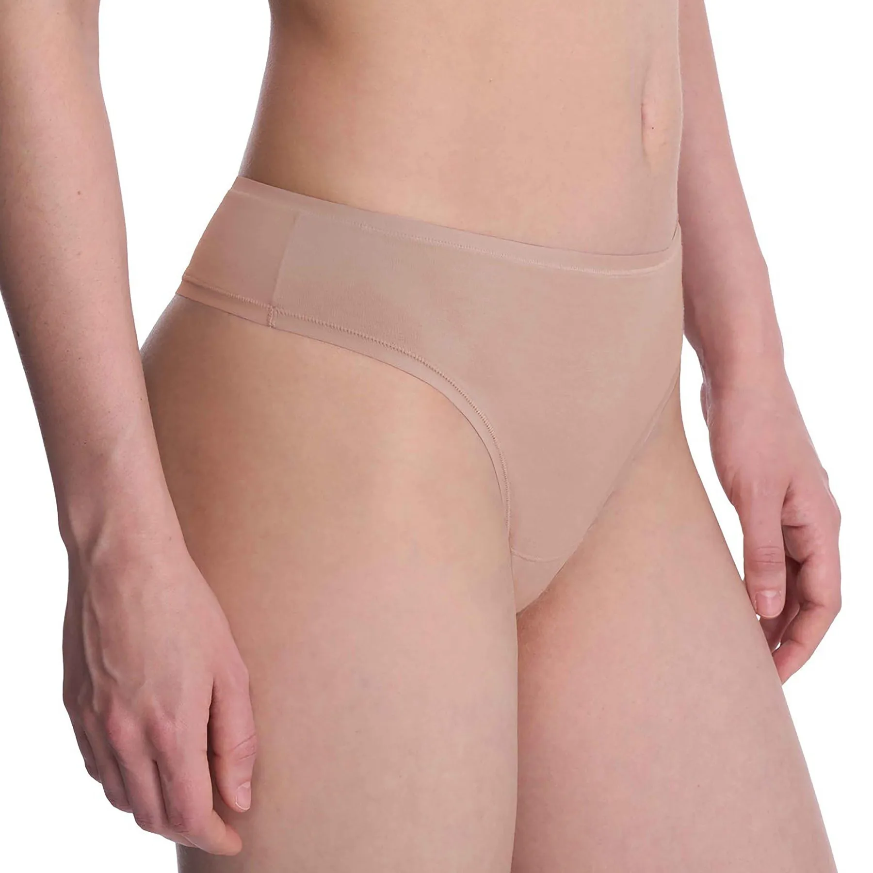 Natori Bliss Bare Cotton Thong