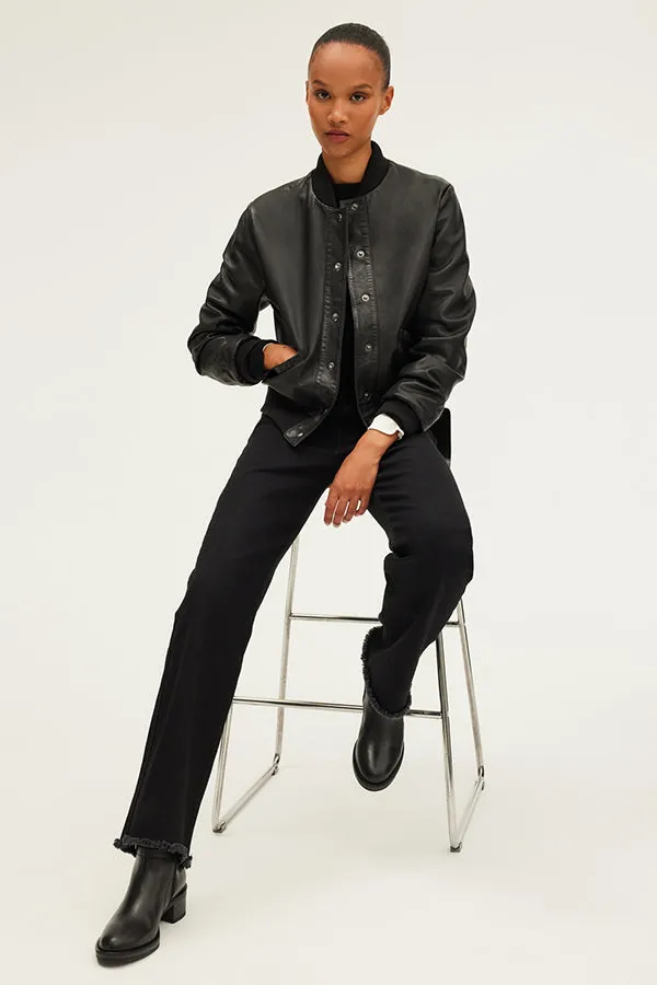 NOREEN FRINGES STRAIGHT JEANS