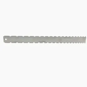 Notched Straight Edge for Fretboard