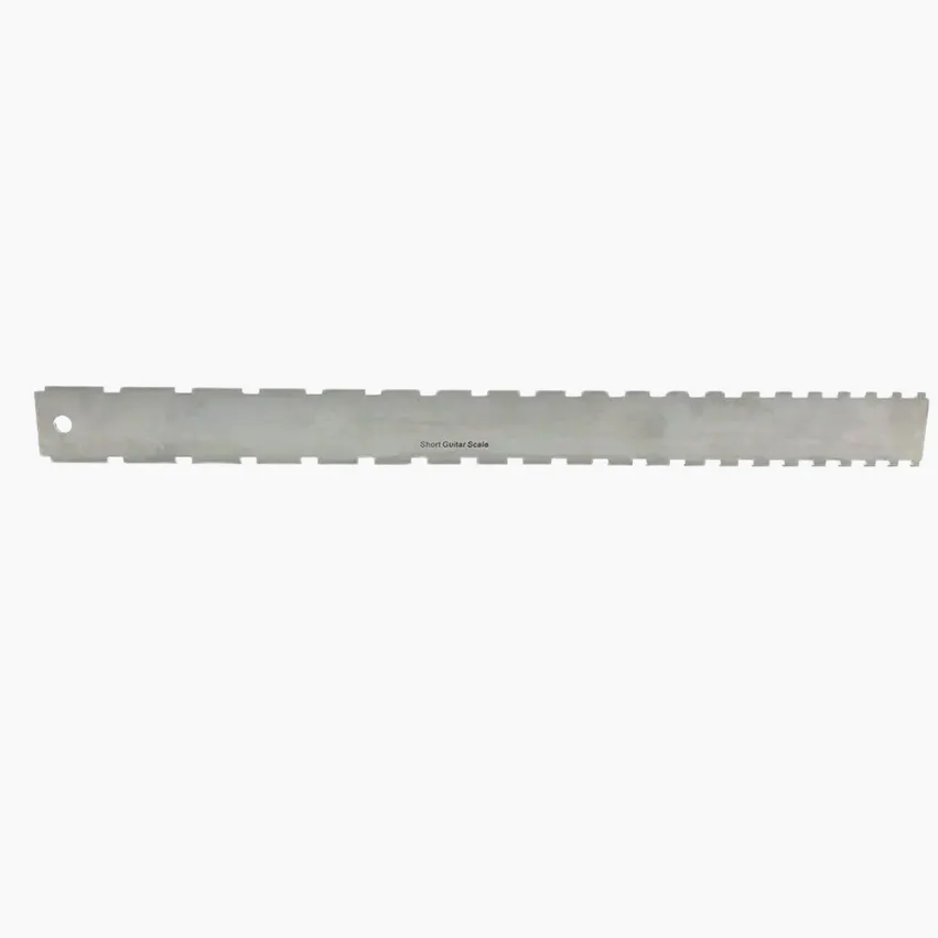 Notched Straight Edge for Fretboard