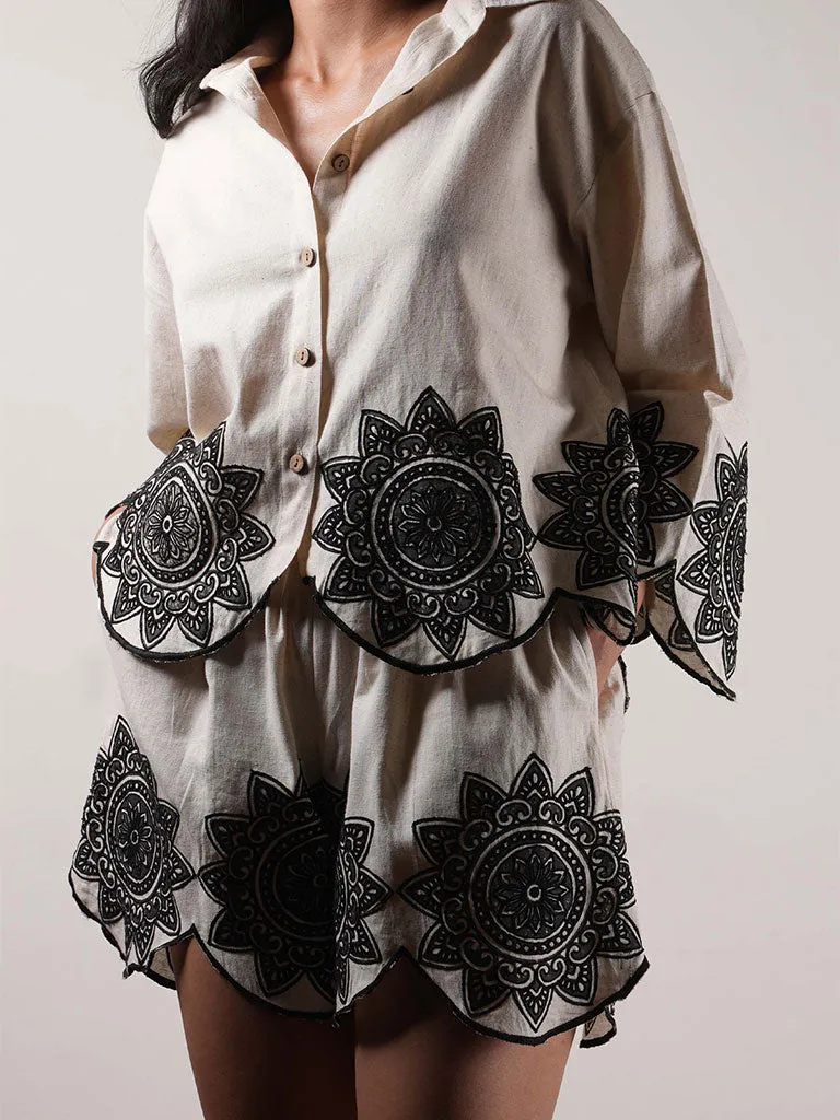 Oatmeal Boota Shirt