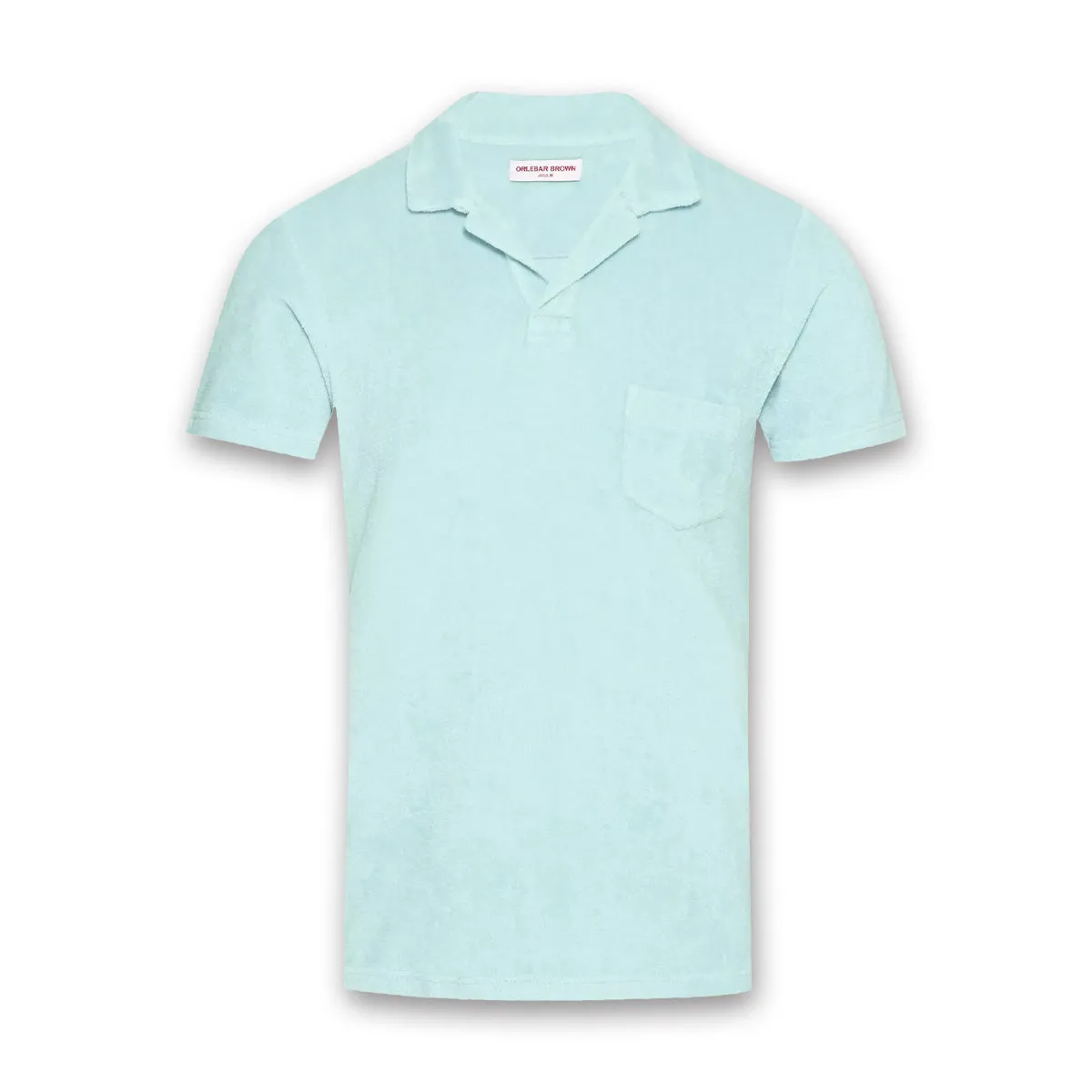 Orlebar Brown - Terry Towelling Polo in Clear Sky
