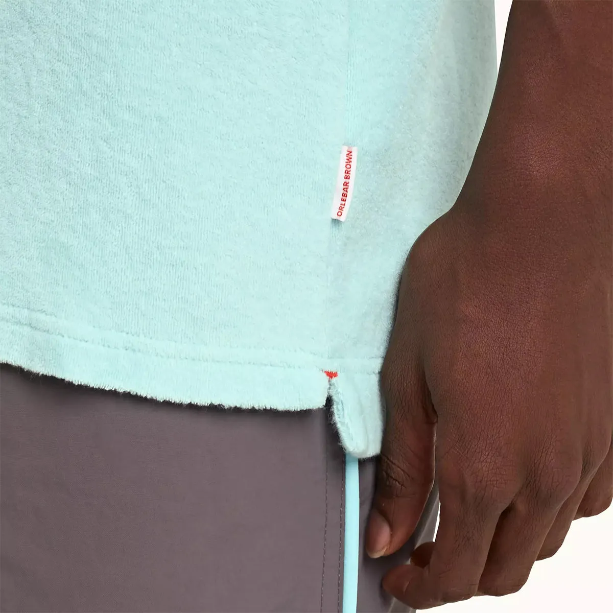 Orlebar Brown - Terry Towelling Polo in Clear Sky