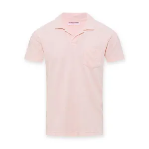 Orlebar Brown - Terry Towelling Polo in Rose