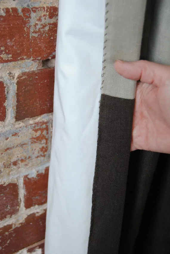 Panels Made With Your Fabric - Knife Pleat