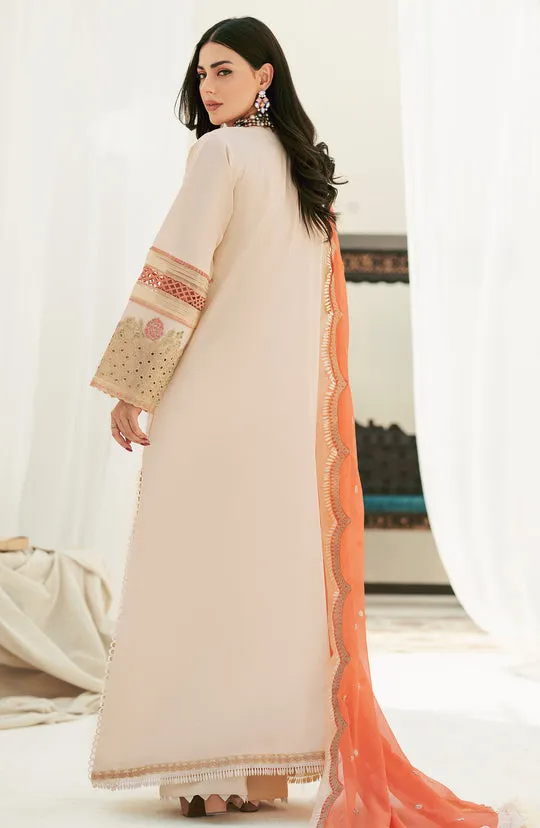 Peach Embroidered Pakistani Salwar Kameez Dupatta Party Dress