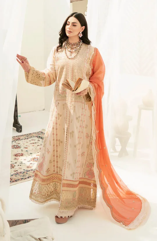 Peach Embroidered Pakistani Salwar Kameez Dupatta Party Dress
