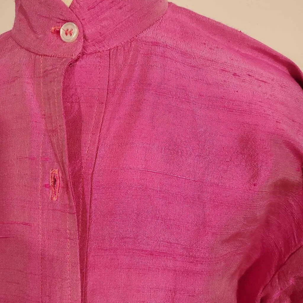 Pink Silk Shirt