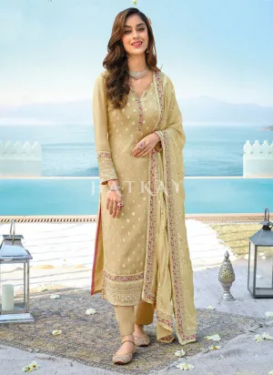 Pista Green Pakistani Pant Suit