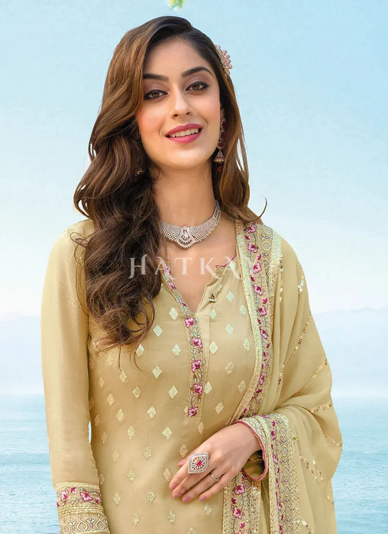 Pista Green Pakistani Pant Suit