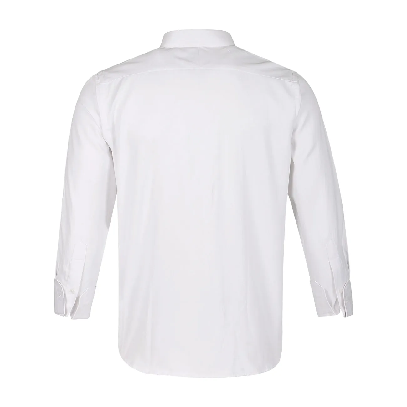 Polar White Dobby Button Down Cotton Shirt