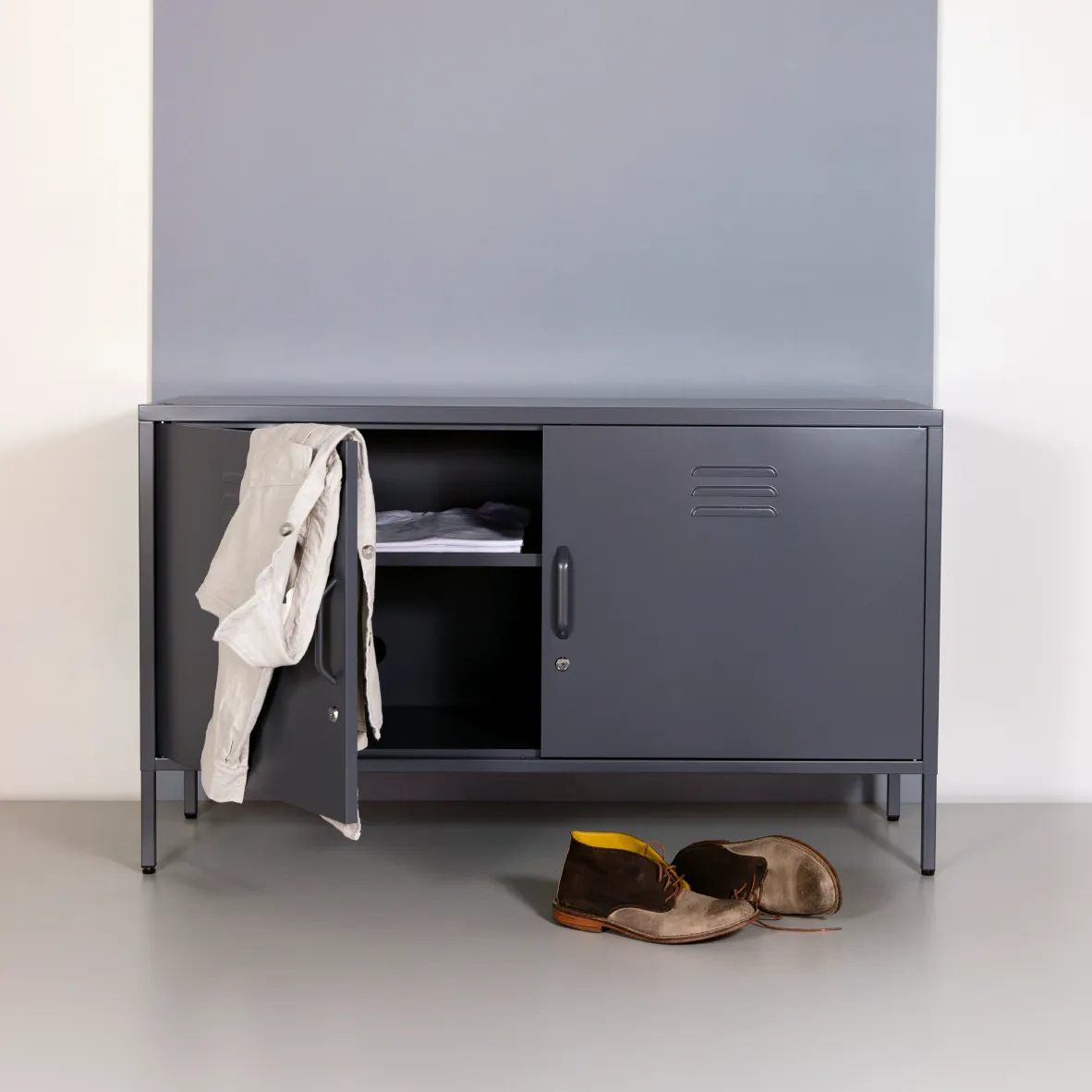 Popstrukt Sugar Cube Media Unit - Carbon Grey
